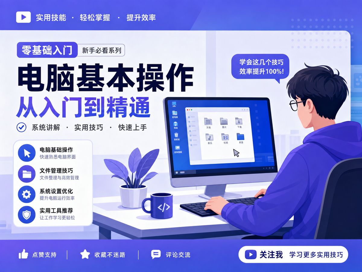 茄子视频电脑技能动漫教程